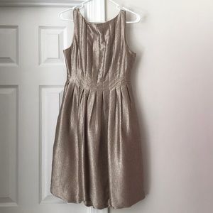 Maggy London champagne cocktail dress